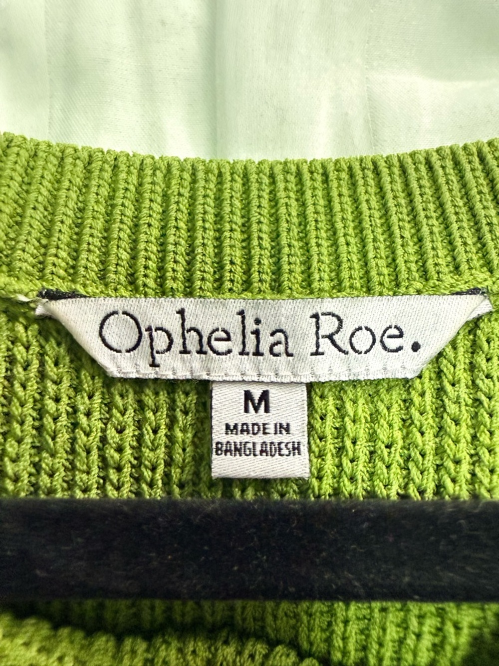 Olivia Rae Olive Green Ribbed Knit Tank - Picture 5 of 6